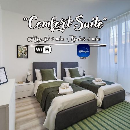 Comfort Suite - Airport 5Min - Ac - Smart Tv Genova Esterno foto