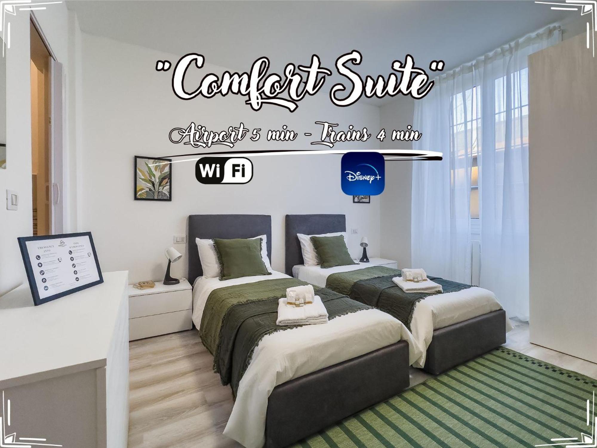 Comfort Suite - Airport 5Min - Ac - Smart Tv Genova Esterno foto